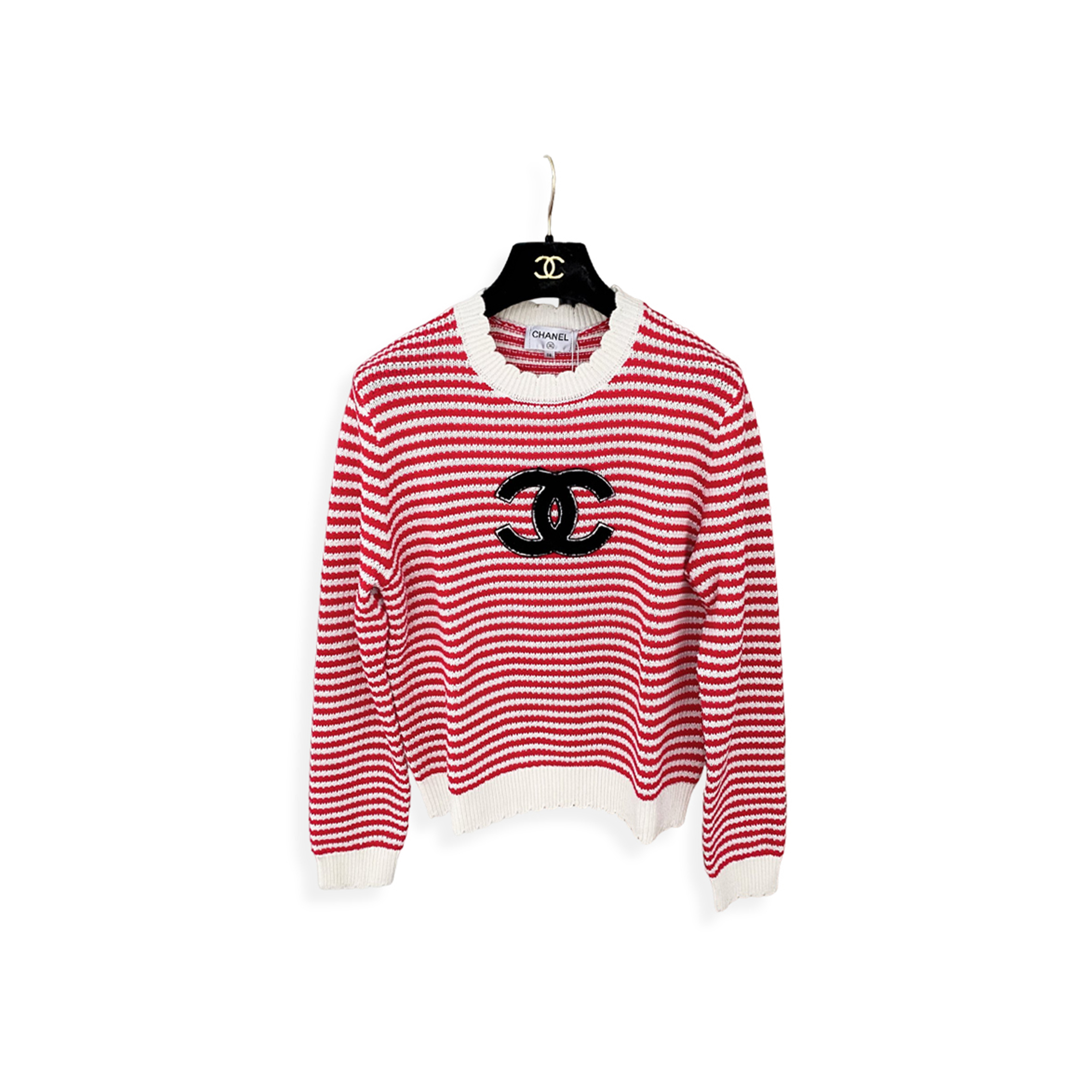 Ch**el striped cc pullover